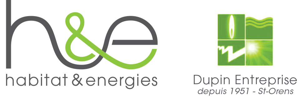 Logo Habitat et énergies, Entreprise Dupin