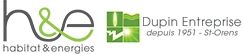 Logo Habitat & Énergies - Entreprise Dupin